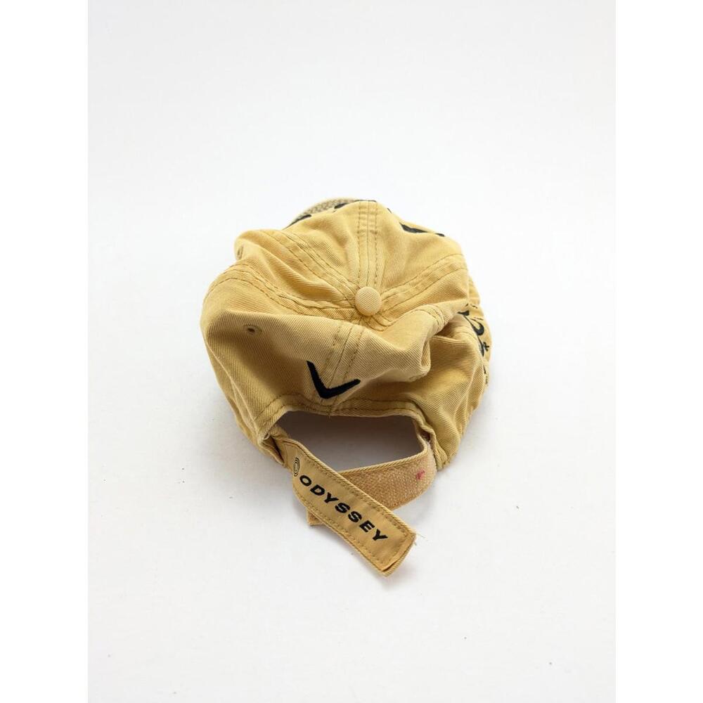Mens Callaway Golf Tour i Series Odyssey Yellow Gold Adjustable Golf Hat Cap - Picture 4 of 5